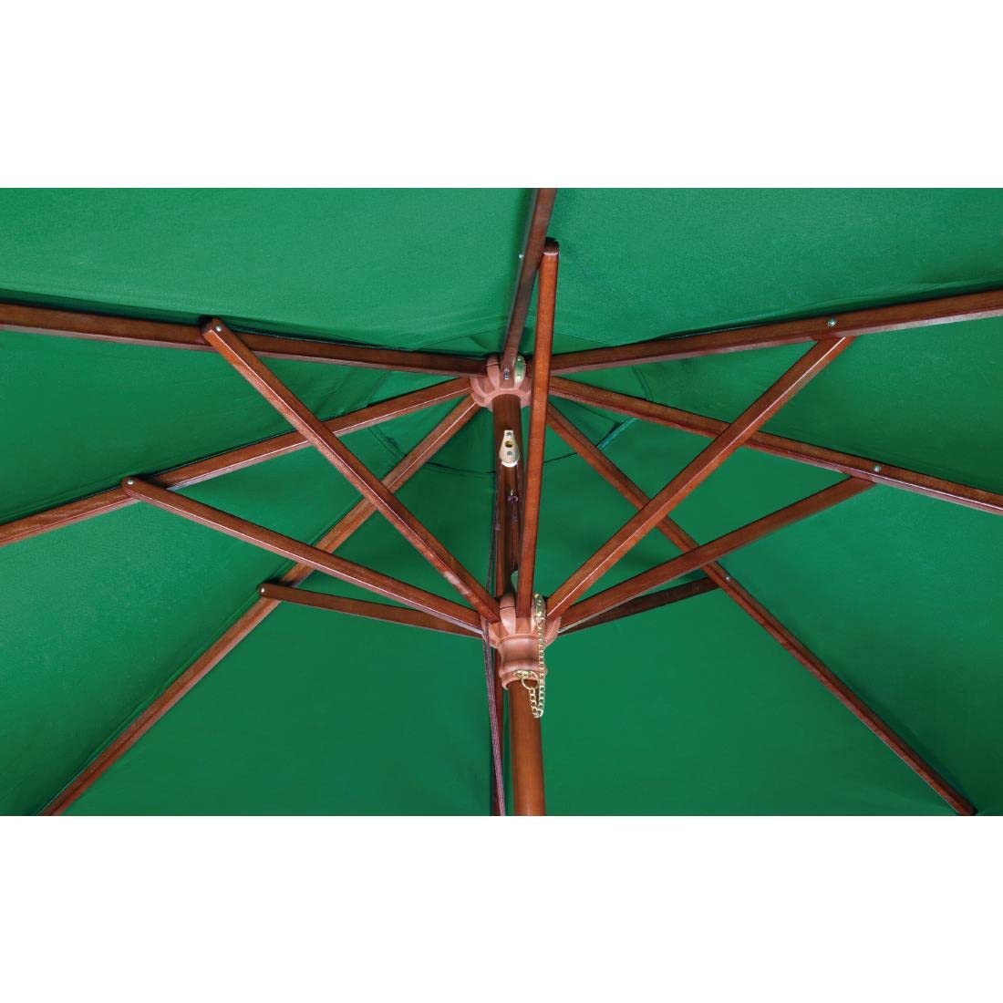 Bolero CB512 okrągły parasol, średnica 2,5 m, zielony