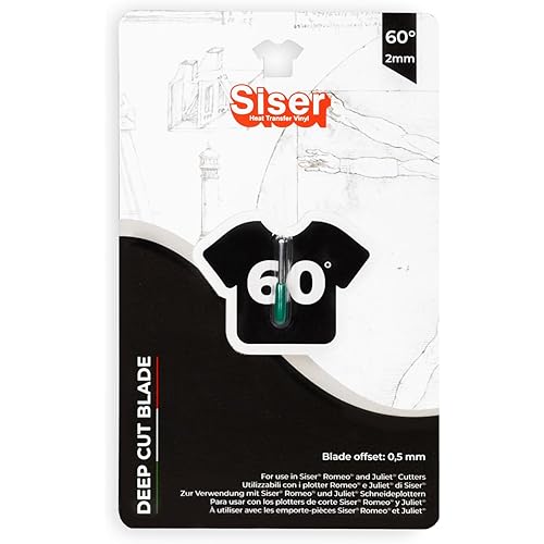 Siser SISPREMBL Deep Cut Blade Blade, Metal, Multi-Colour, 5 x 8 x 6