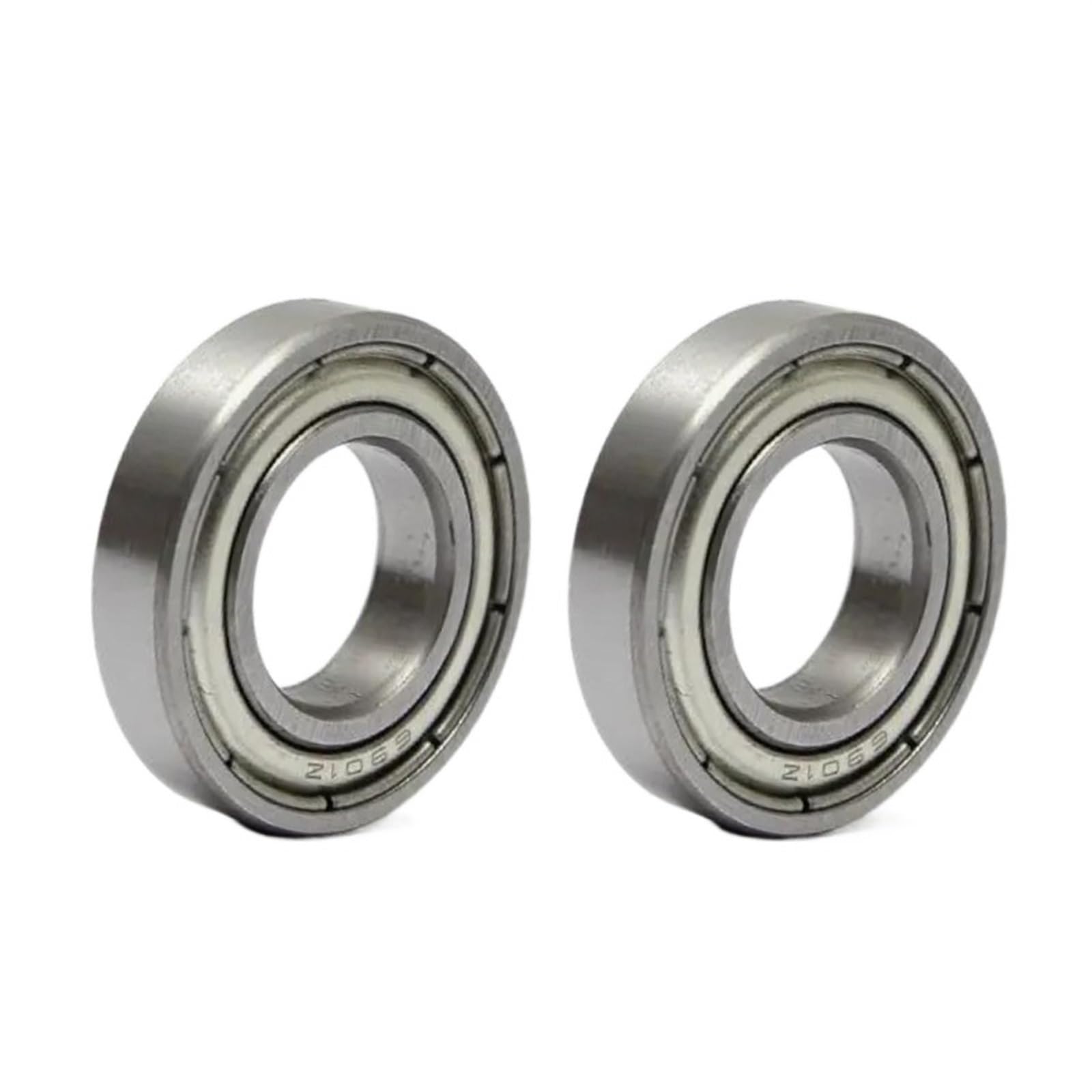 SFJSFIMQ S6901ZZ 2RS Stainless Steel Deep Groove Ball Bearings S6901ZZ 2RS 12 * 24 * 6 Mm 440C Material with Corrosion Resistance(5PCS)