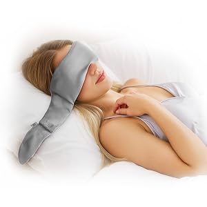 Weighted Eye Mask for Sleeping Blackout Gravity Sleep Masks for Women Men Cloud-Like Comfort Softness Memory Foam 3D