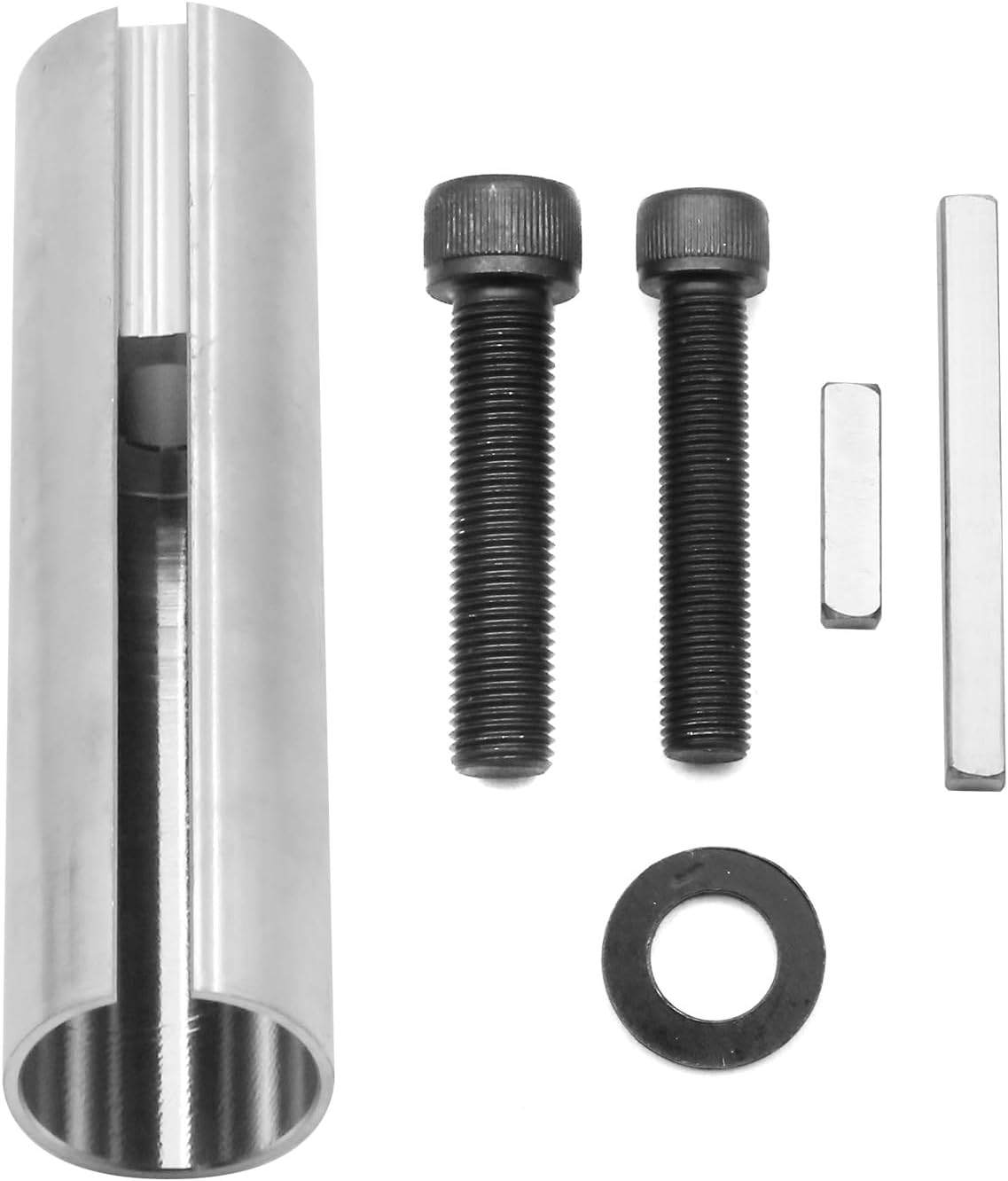 EATAKWARD 1" to 1 1/8 inch 1/4" Key Gas Engine Pulley Crank Shaft Sleeve Adapter Kit, Replacement for Pulsar PTG1220D5, Replacement for Sun Joe MJ404E-360-RED MJ408E Lawn