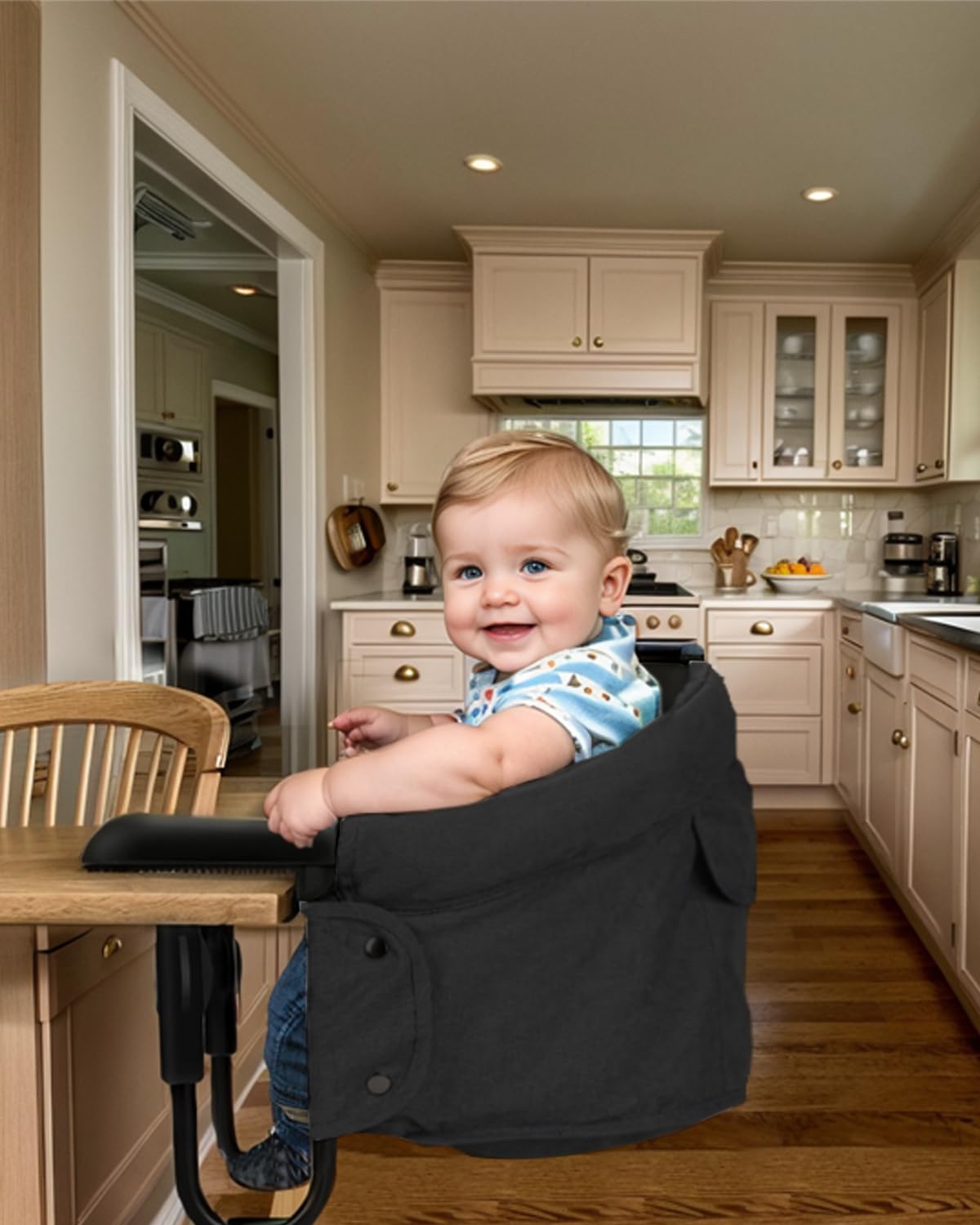 Amazon.com : ATHRADIES Hook on High Chair with Mat, Clip on High Chairs