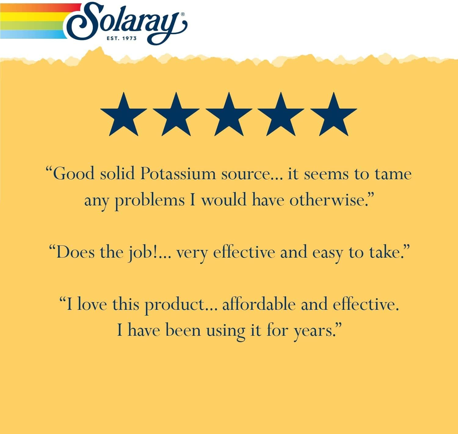 Solaray Potassium 99 mg, Fluid & Electrolyte Balance Formula, Cardiovascular, Nerve & Muscle Health, 200 VegCaps