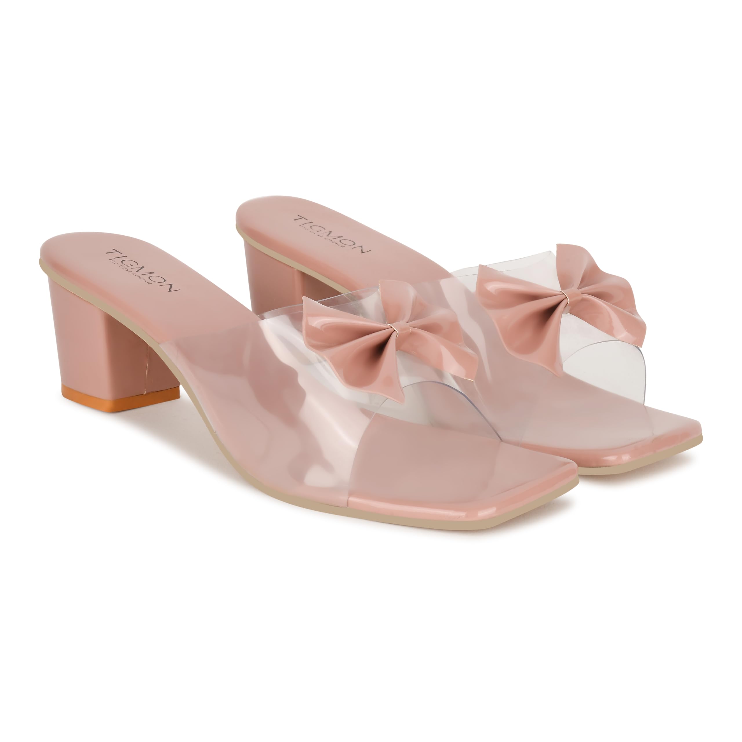 TIGMON Elegant Black Block Heel Sandals for Women & Girls - Stylish, Comfortable Open-back Design - Solid Pattern, Durable and Versatile Footwear (Pink, 7) (B0D8FY5RQ2) Amazon Price History, Amazon Price Tracker