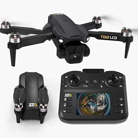 SJsharp 4K Drone with LCD Screen - A Practical Aerial Companion for Beginners