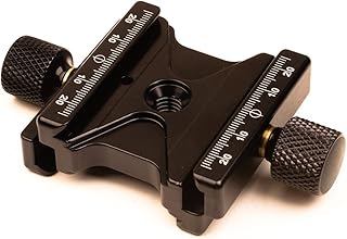 Hejnar Photo 2.375 Inch Jaw Length Dual Side Clamp for Arca Swiss Type Plates and Mounts. Made in U.S.A