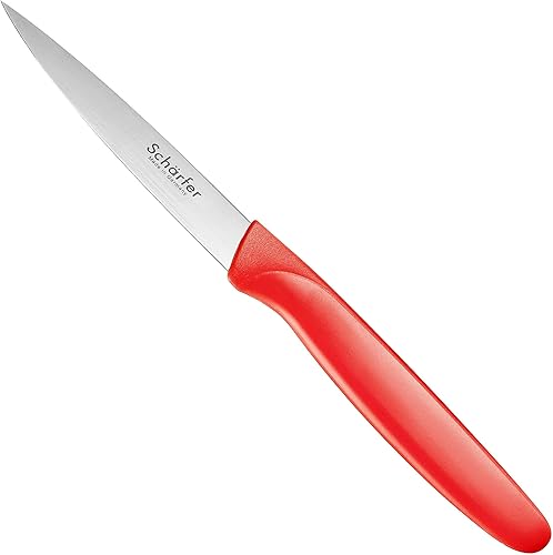 Miniatura 4 de Schärfer - Cuchillo de cocina, hoja alemana de acero inoxidable de precisión, cuchillos de pelar, cuchillo de verduras, cuchillo utilitario, hoja