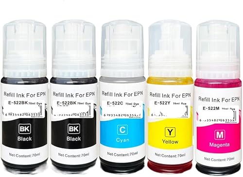 Miniatura 1 de Cartuchos de tinta compatibles para impresoras ET-1110 ET-2710 ET-2720 ET-2800 ET-2803 ET-4700 ET-4800 EPS 522 T502