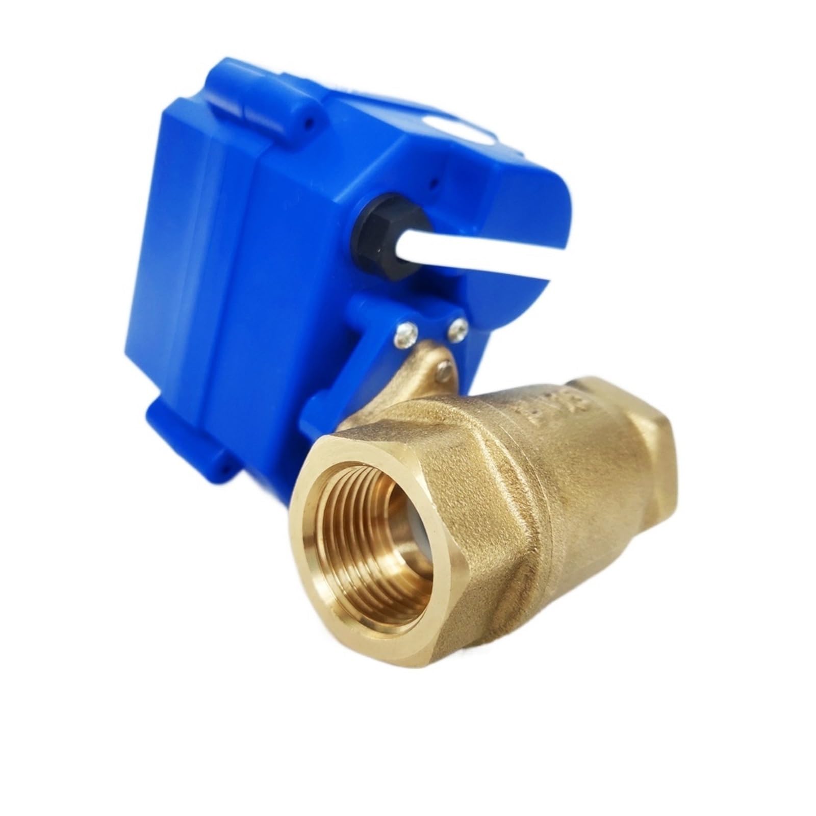 Valvola a sfera Valvola for motore elettrico da 1/2" in ottone, valvola motorizzata DC12V con 3 fili, valvola elettrica DN15 for il controllo 'acqua Per attrezzature per acqua potabile