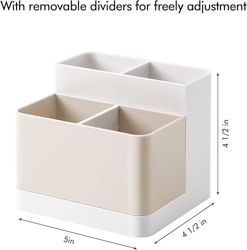 Miniatura 5 de Poeland - Organizador de escritorio para lápices, tarjetas, suministros de oficinas, tocador