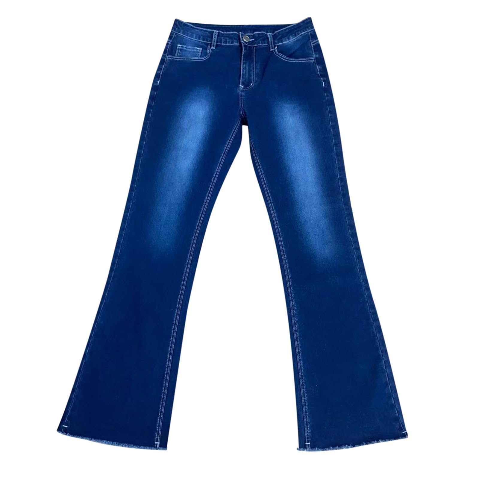 Jeans Strappati da Uomo, Pantaloni Jeans Uomo Stretch Slim Fit Denim Jeans a Gamba Dritta Jeans Aderenti Elasticizzati con Strappi Jeans da Lavoro Jeans Neri Destroyed Casual Hip-Hop per Uomo Ragazzo