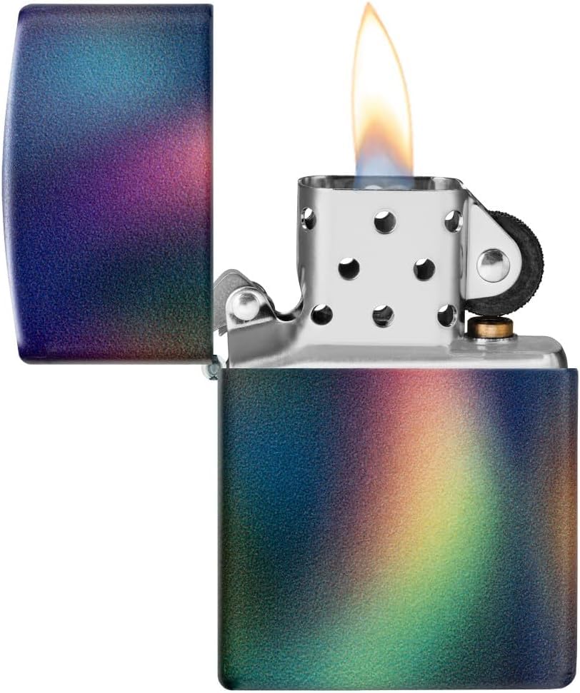 Encendedor Zippo personalizado con grabado diseño prismático miniatura 5