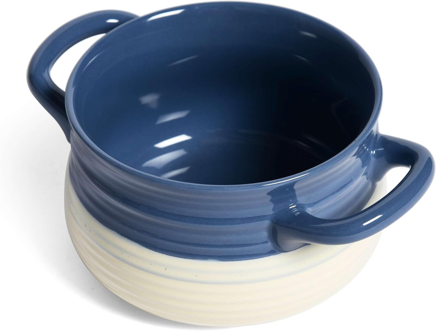 Pfaltzgraff Rio Double Handled Soup Bowl, Blue