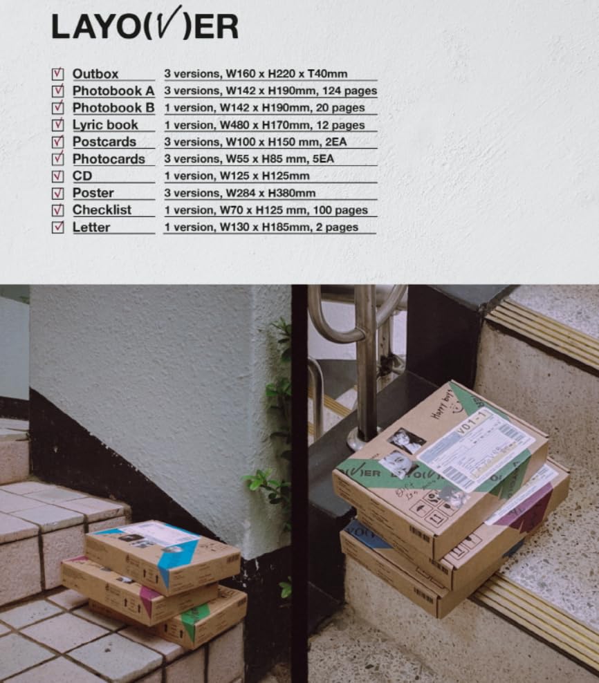 Set] BTS V - Layover 1st Solo Album 3 Ver Set : Amazon.ca: Home