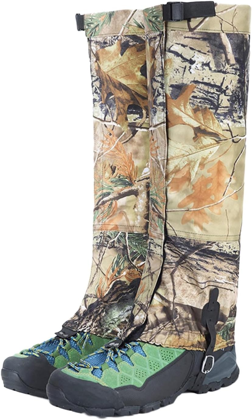 Leg Gaiters,Hiking Adjustable Anti-Snake Bite Protective Shoe Cover,Ideal Protective Gear for Travelers,Campers,Surveyors,Hikers