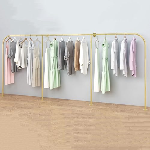 Estante de ropa creativa Estante de la tienda de ropa, Soporte de exhibición de ropa de metal comercial Carril de ropa, Barra de ropa al por menor