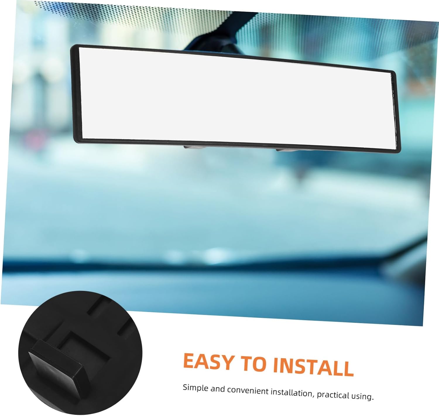 2pcs Wide Rear View Mirror for Car Interior Rearview Mirror Replacement Rear View Accessories