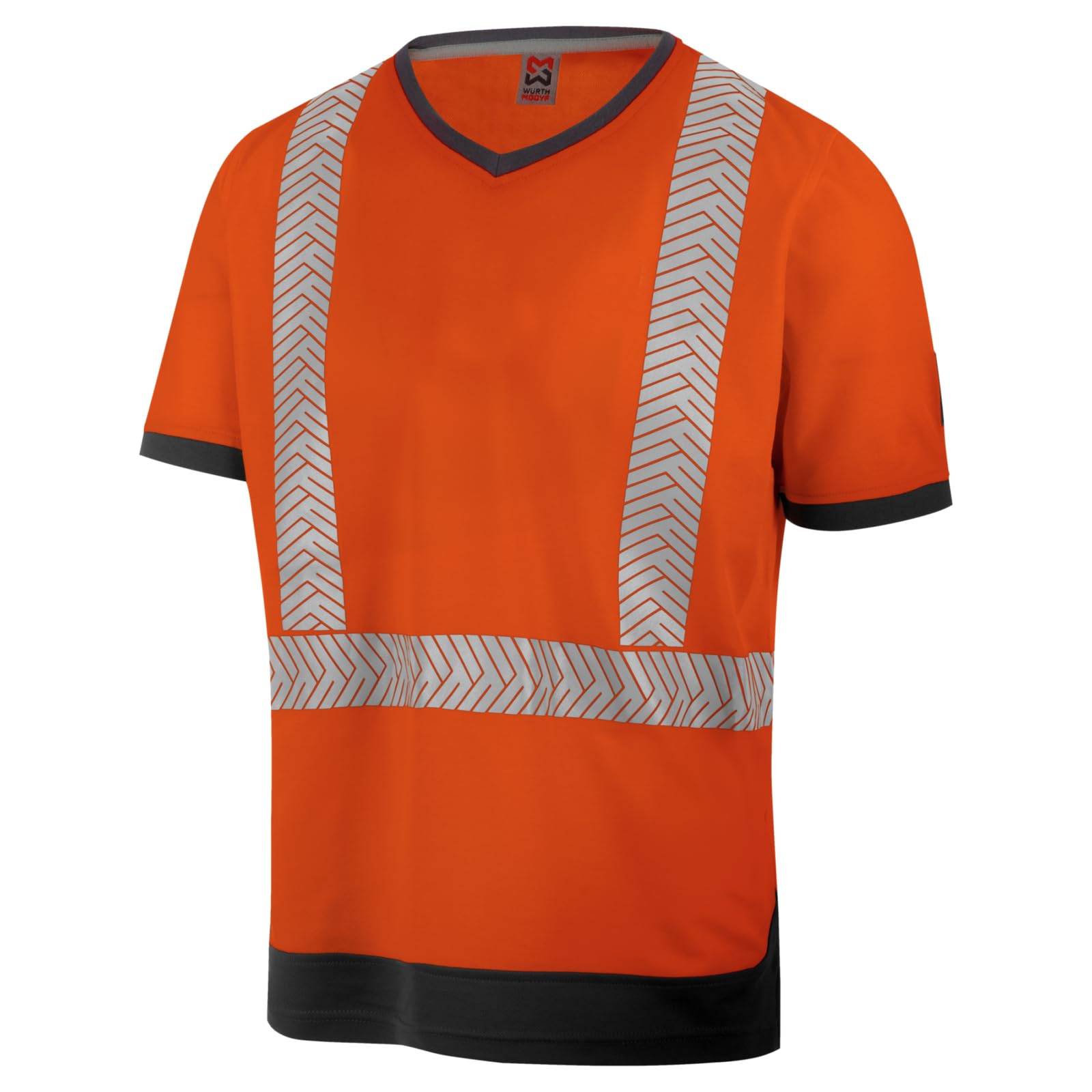 WüRTH MODYF Tee-Shirt de Travail Haute-visibilité Orange Fluo