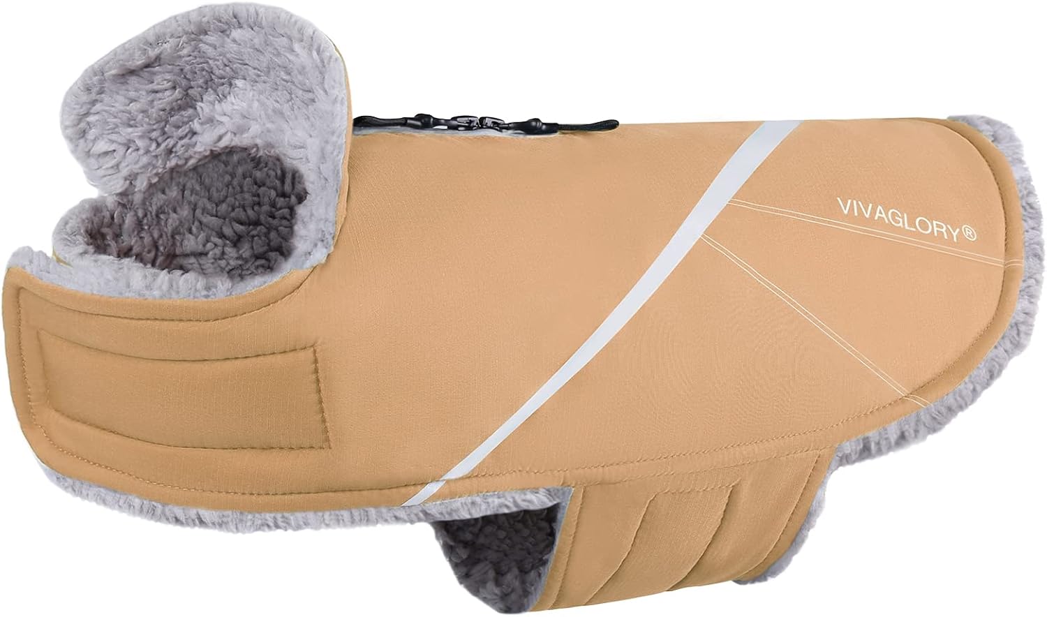 VIVAGLORY Winter Jacket for Dogs, Warm Dog Cold Weather Coats