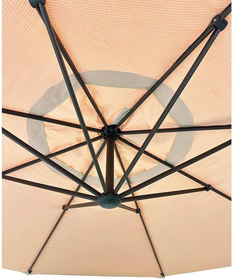 Garden Winds Replacement Canopy Top Cover Compatible with The Grand Patio Napoli 12' Umbrella - RipLock 350