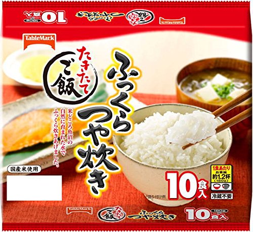 Amazon テーブルマーク たきたてご飯 ふっくらつや炊き 180g 10食 4袋入 2 まとめ買い たきたてご飯 ごはんパック 通販