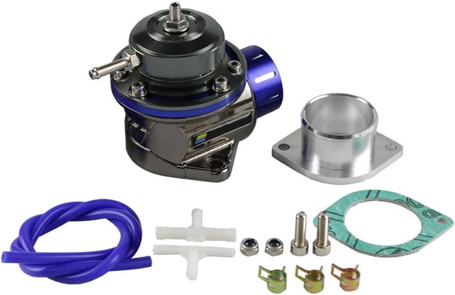 Multi-Car Compatible Turbo Valve Racing Car FV Aluminium Float Valve Blow-Off Valve Floating Valve Easy Installation with Adapter Kit