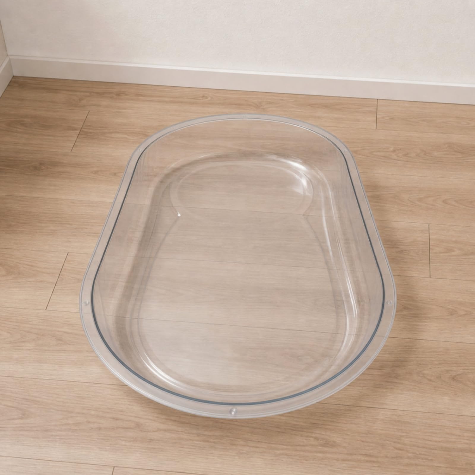 Transparent Haustierkuppel aus Acryl, Durchmesser 40 cm, Transparent