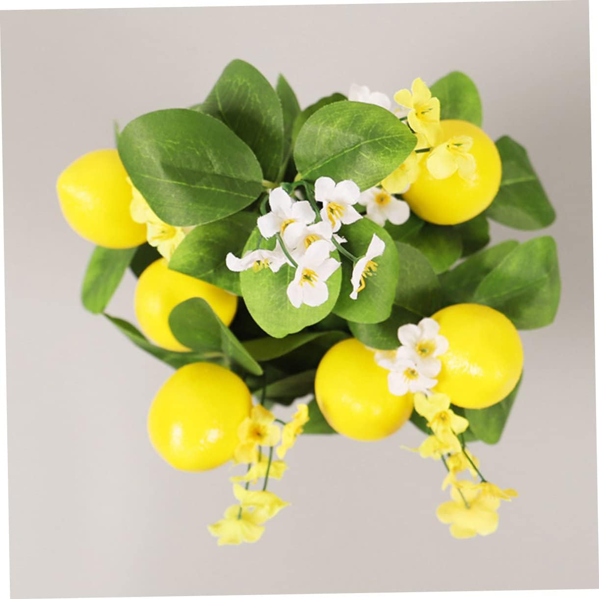 IMIKEYA 5pcs Artificial Lemon Floral Bouquet Simulated Lemon Branch Flowers for Home Decor DIY Arrangements Party Centerpieces and Photo Props Bright and Decoration