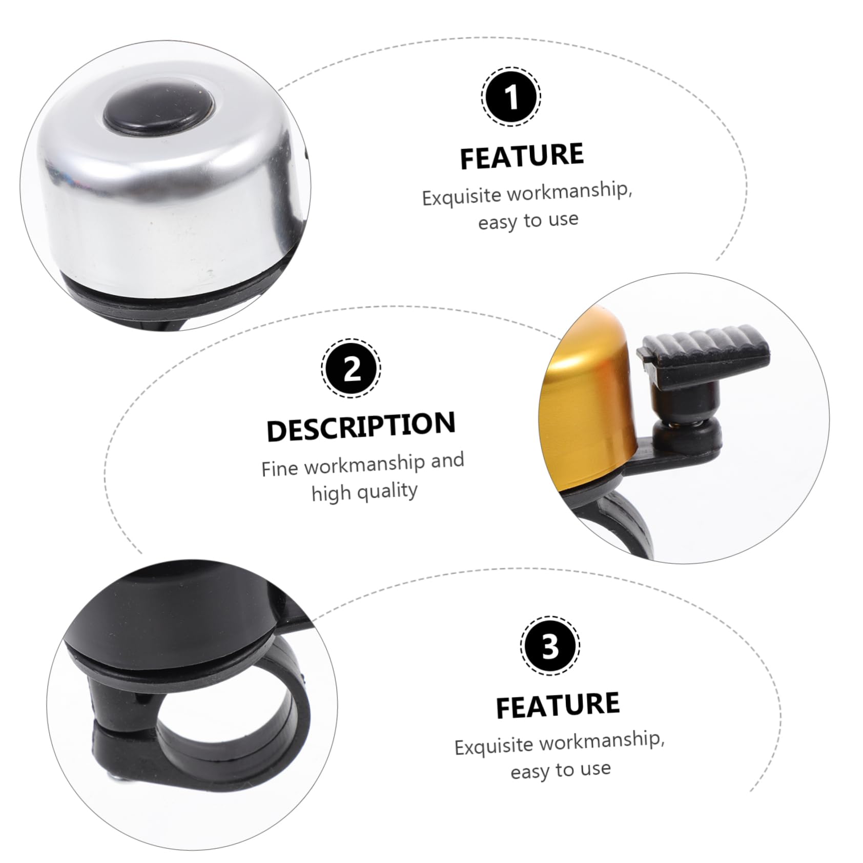 TOYANDONA Radsportglocke Fahrradklingel Glocke Für Erwachsene Glocke Für Glocken Rennradglocke Und Roller Elektrofahrrad Scooter Bell Klingel Für Fahrrad Legierung