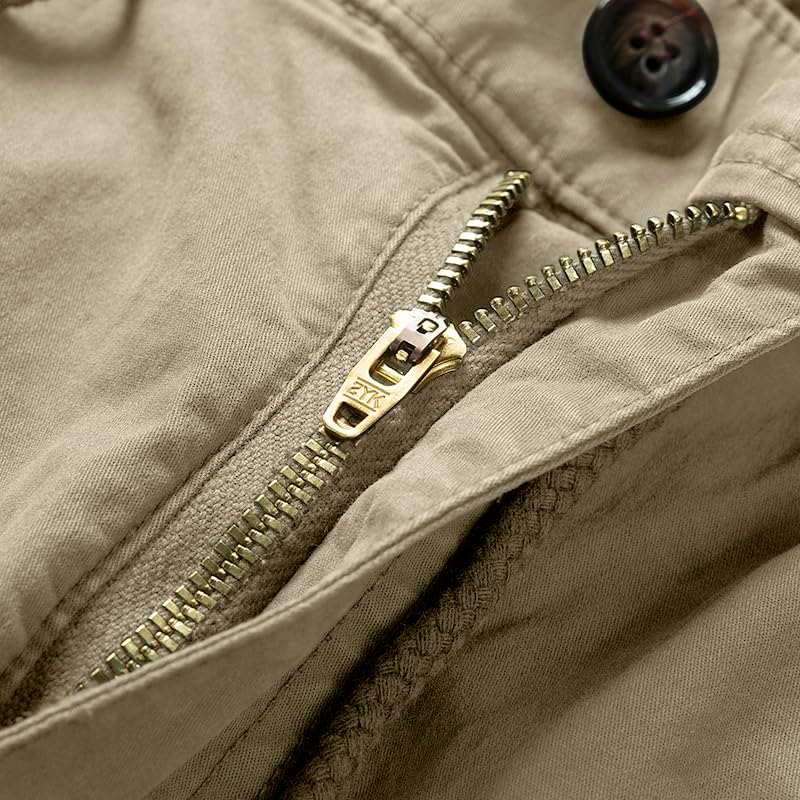 Mens Cargo Joggers–Slim Fit Flex Work Pants with Belt Loops Elastic Waist Zipper Pockets Drawstring Waist–Dynamics LLC - Image 5