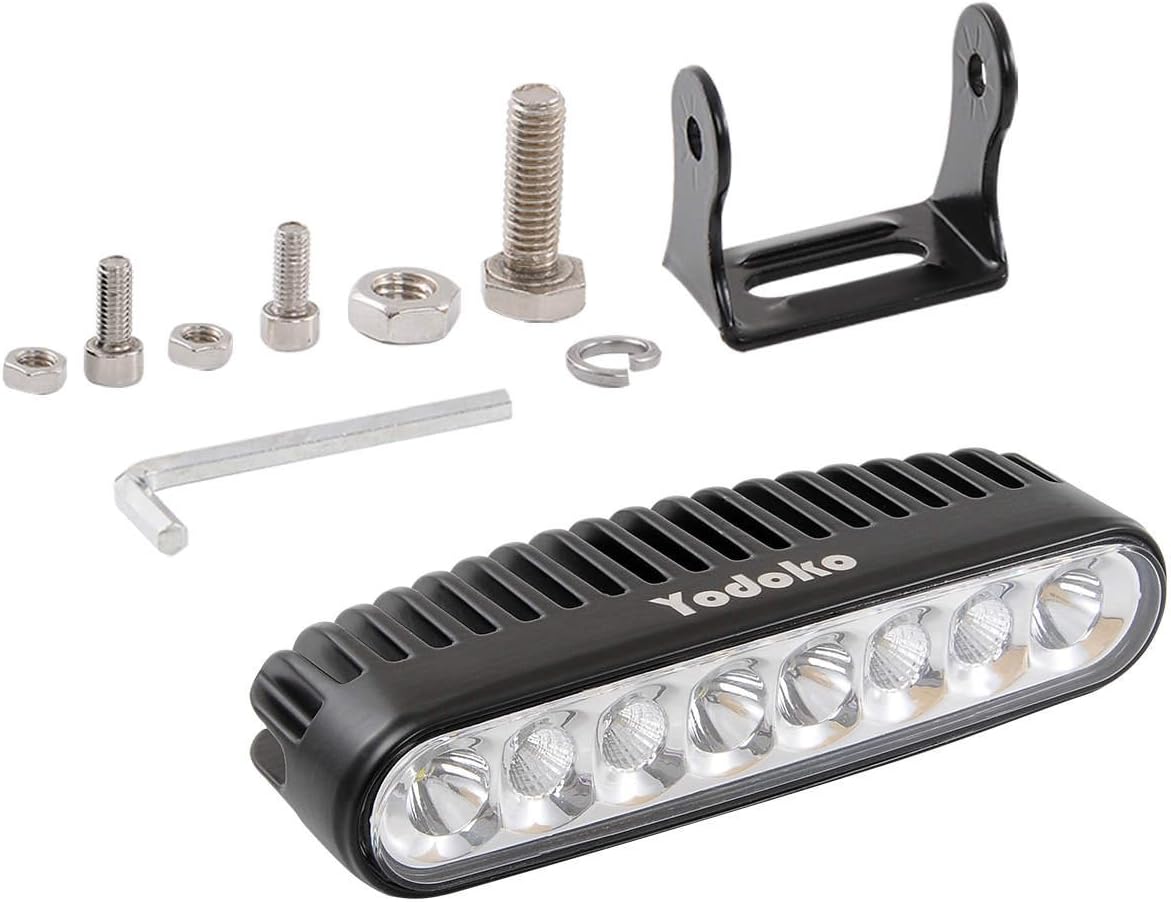 Yodoko 7 Inch 60V 40W LED Work Light Bar Flood Spot Combo Driving Lights Fog Lamp Off-Road Lighting for SUV UTE ATV Truck Car,2 Years Warranty