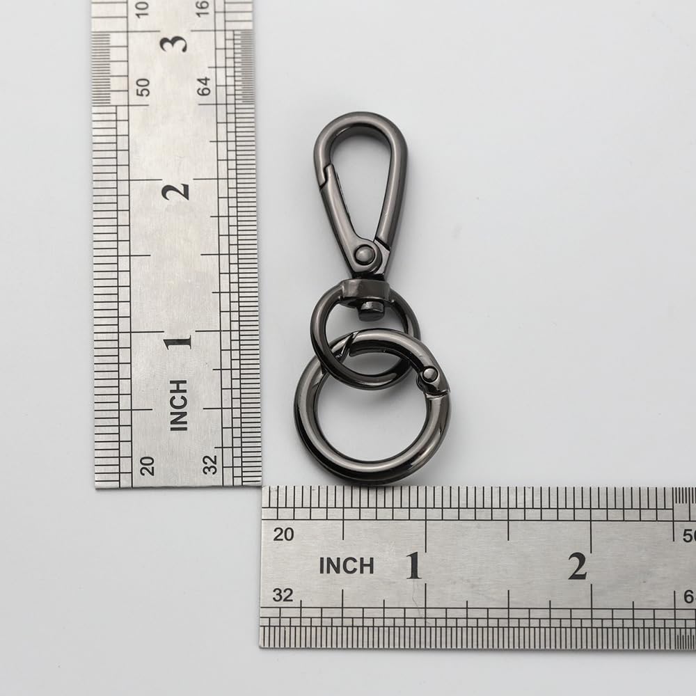 Amazon.com: Double Opening Swivel Snap Hook Key Chain Clip Hooks