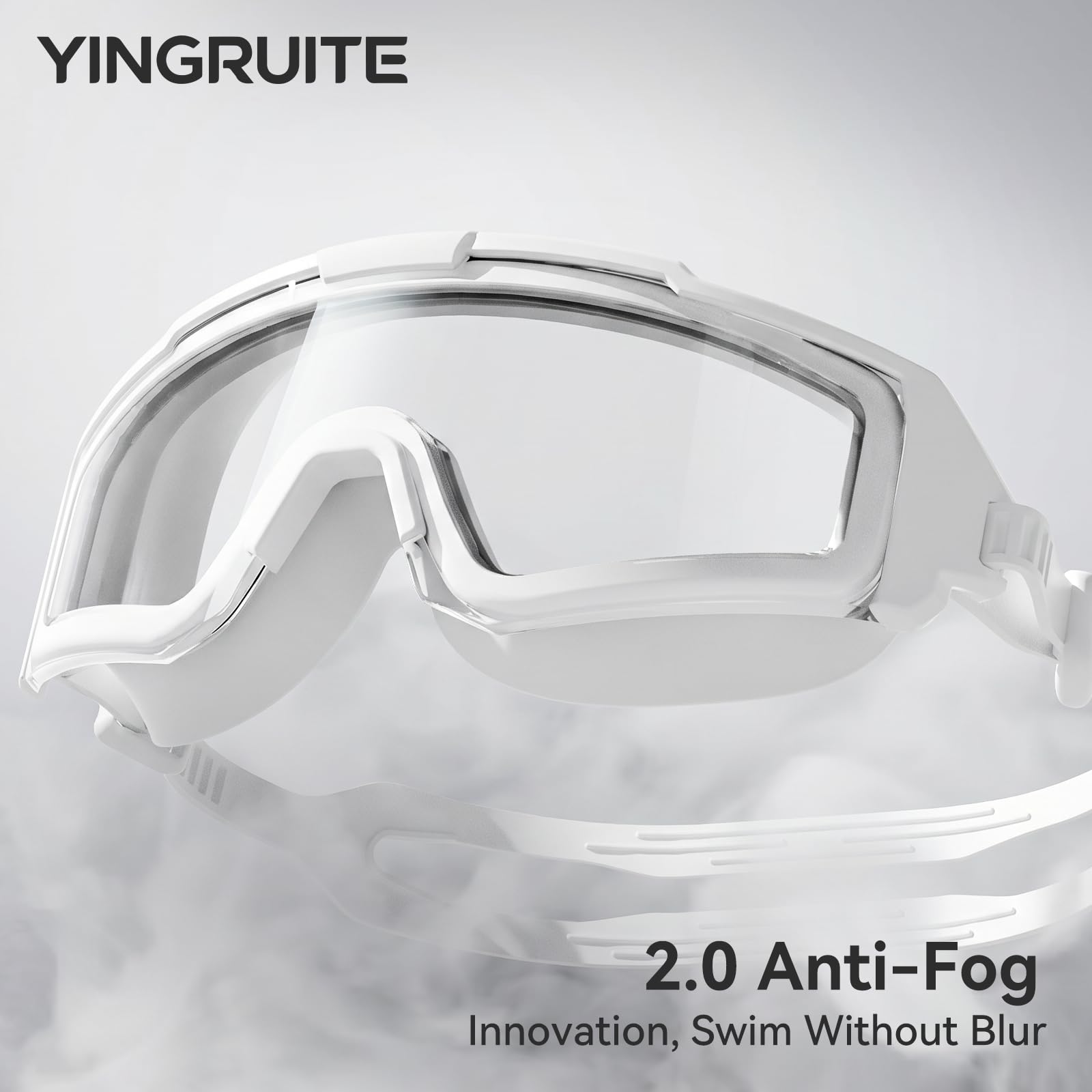 Gafas de natación antivaho a prueba de fugas para adultos, gafas de agua de visión amplia para hombres y mujeres, bonitas gafas de piscina para natación en interiores y exteriores