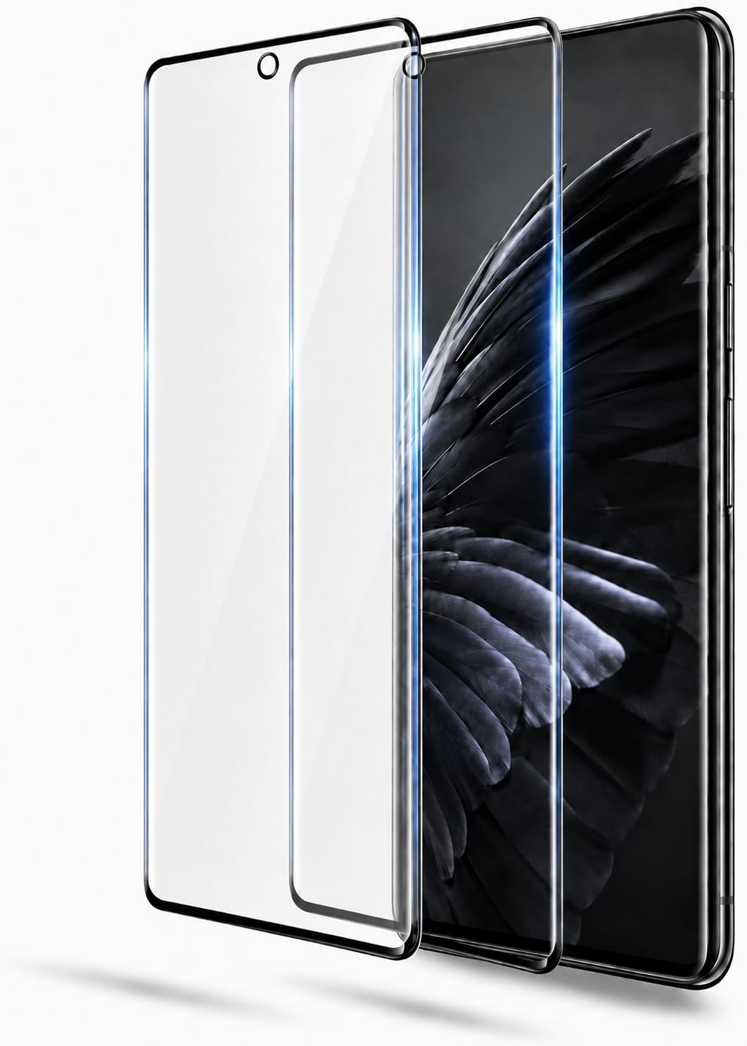 Photo 1 of 3 Pack for Pixel 7 Pro Screen Protector, 3D Curved Glass