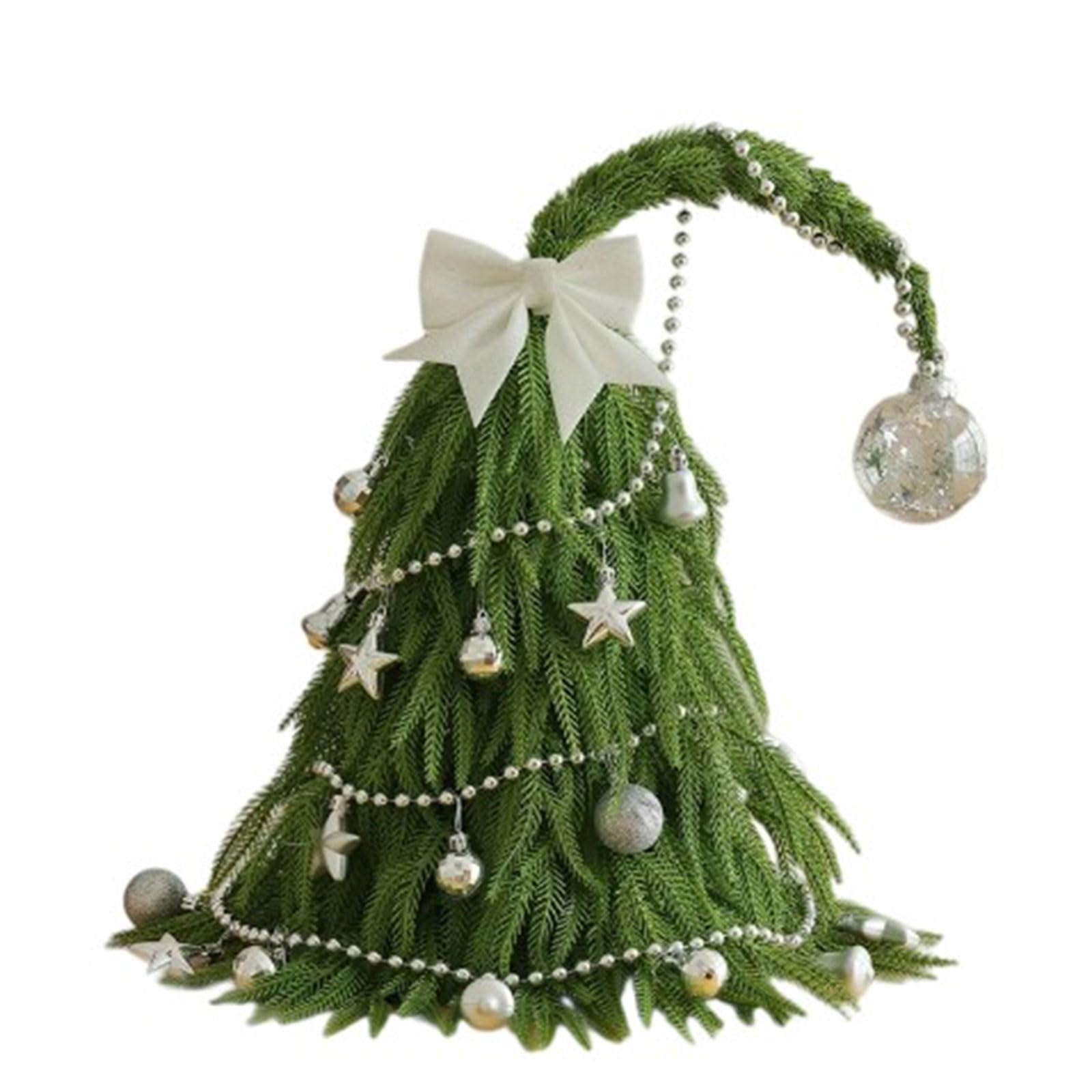 Bnojjellol B Nojjellol Plush Tilted Pine Tree Decoration For Kids Family Holiday Decorating Christmas Hanging Ornament Tilted Christmas Tree For Home