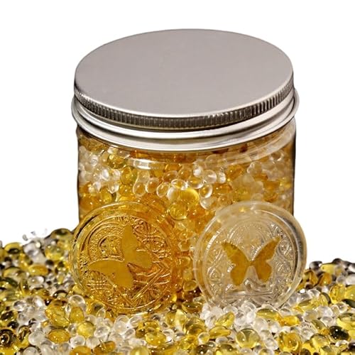 Plus Nao(プラスナオ) シーリングワックス 樹脂 110g スタンプ アンティーク 透明 はちみつ色 封筒 レター 瓶 手帳 おしゃれ ギフト プレゼ 110g ホワイト×ゴールド