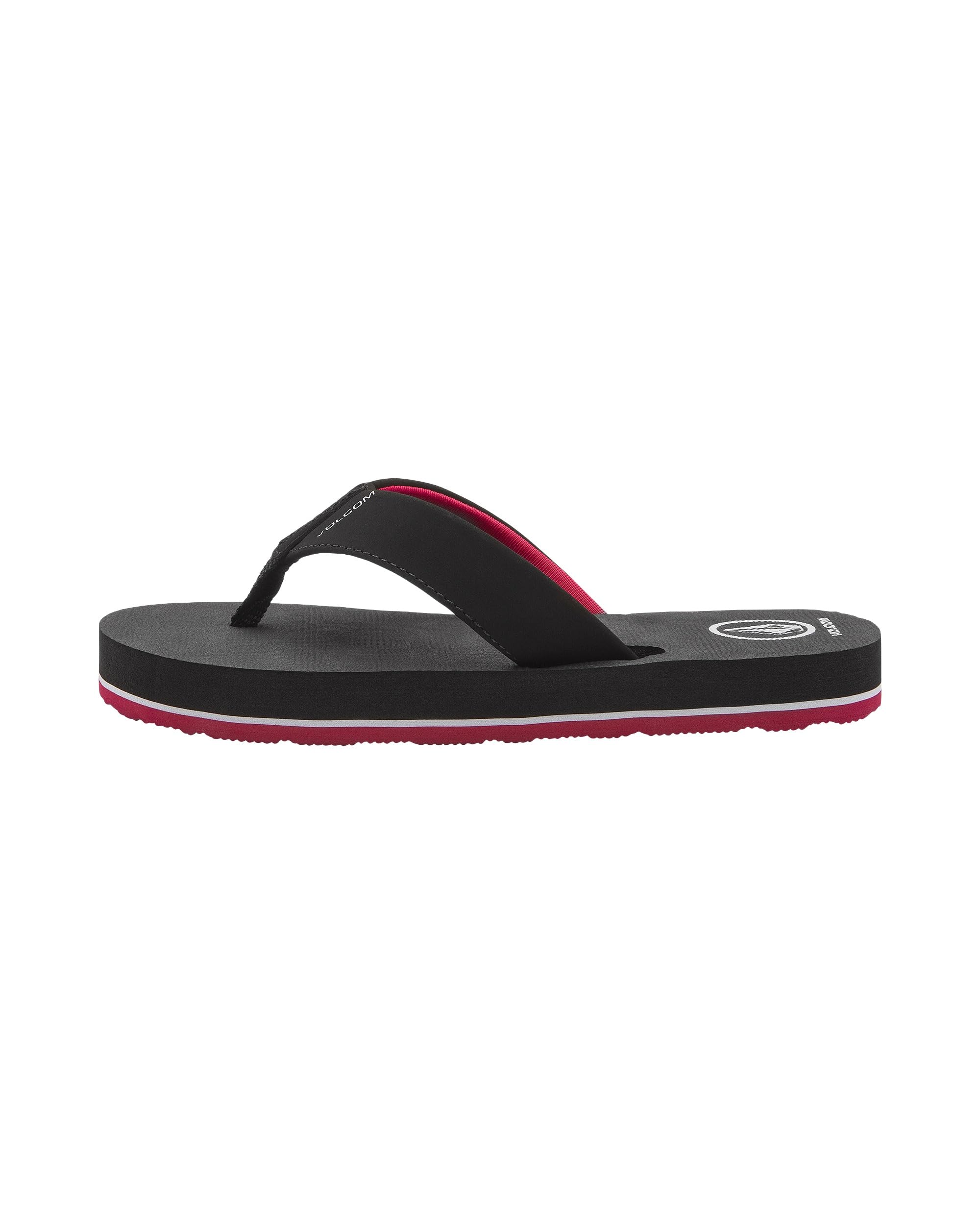 Volcom Victor Flip Flop Sandal – Youth Water-friendly, Durable Beach Sandals - Big Boys InfraditoUomo