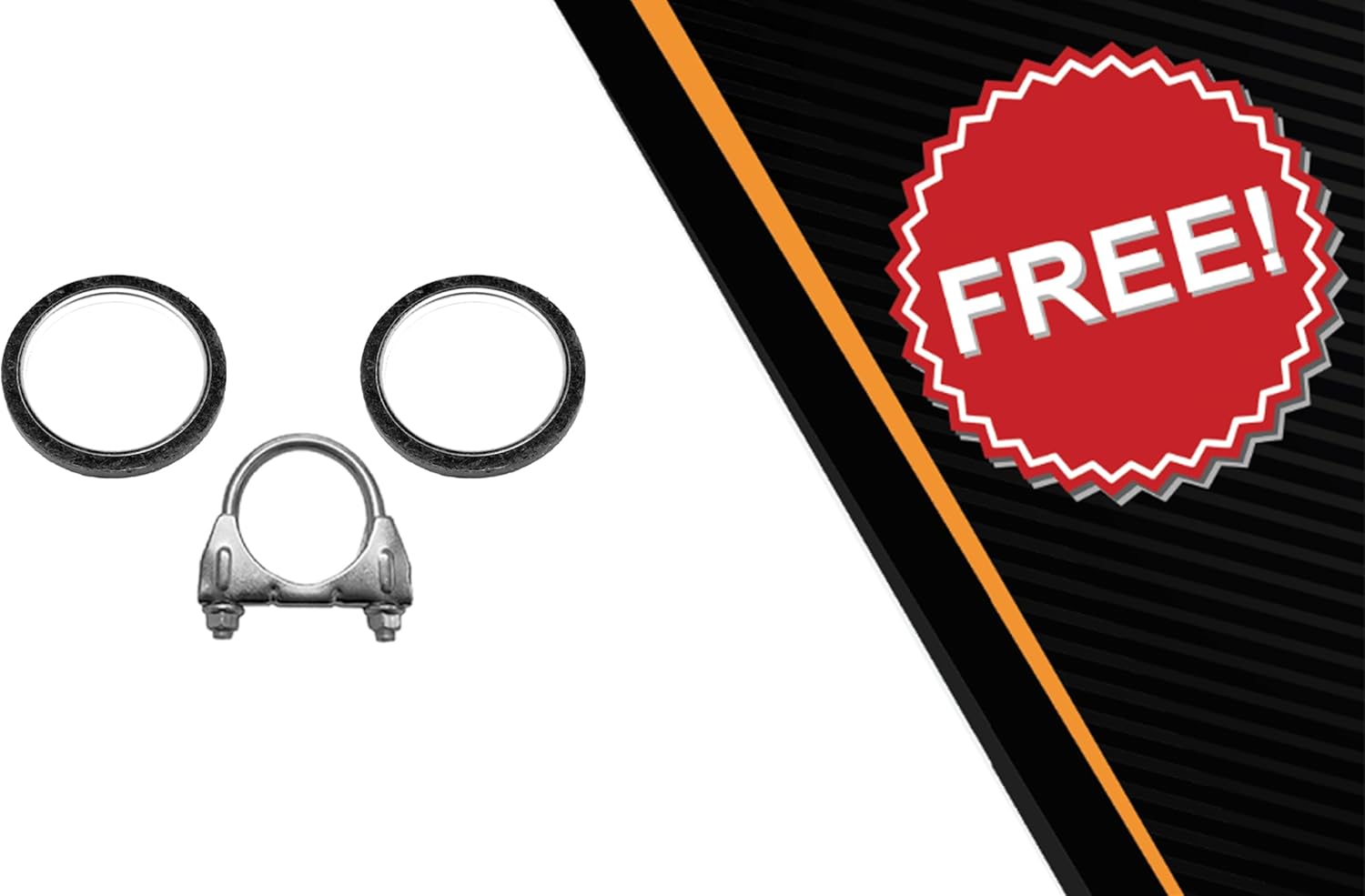 Exhaust Resonator Pipe and Muffler Kit Compatible for 2010-2014 Honda Insight 1.3L | Stainless Steel | Northeastern Exhaust | Free Gaskets and Clamp Included | Direct-Fit Replacement