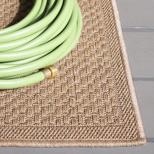 Tapete SAFAVIEH Atrium Sisal 5'3" x 7'6" Beige miniatura 4