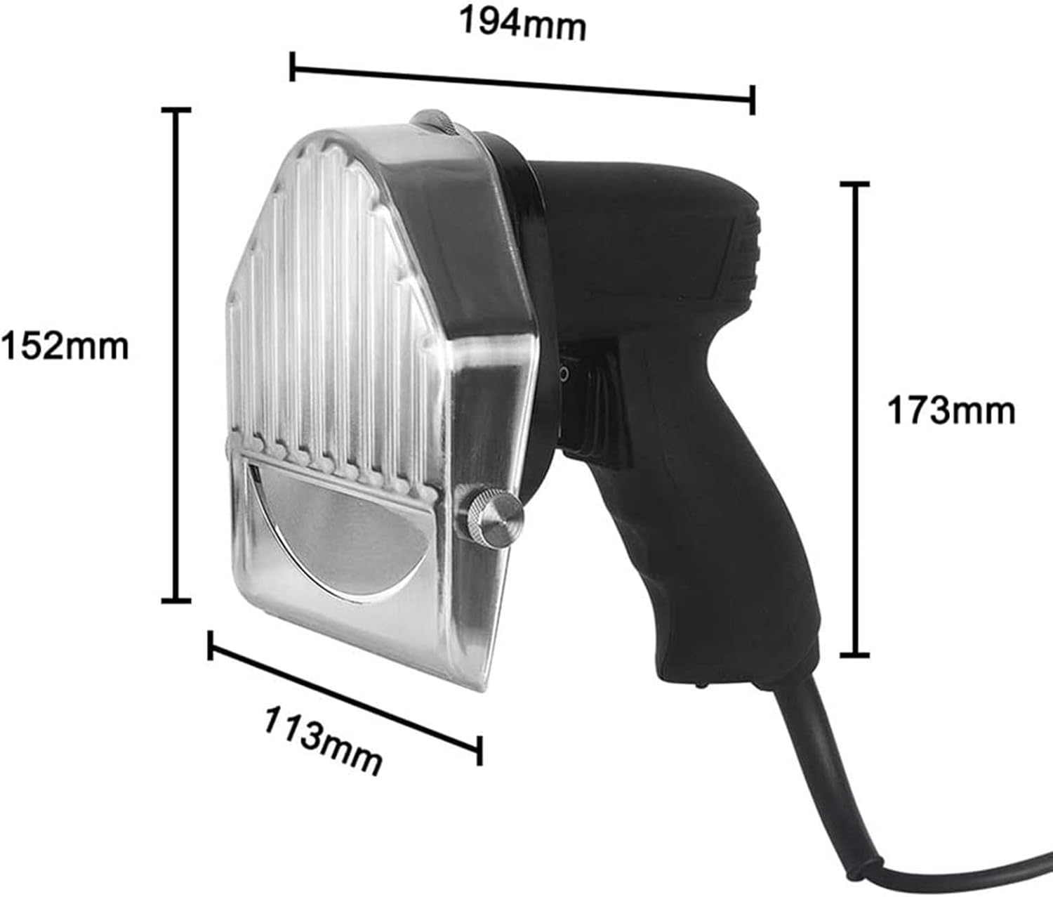 Meat Slicer Machine,Electric Kebab Knife,Portable Stainless Steel Electric Shawarma Knife Gyro Knife Kebab Slicer Barbecue Knife,Meat Cutting Machine,Corded (Corded)