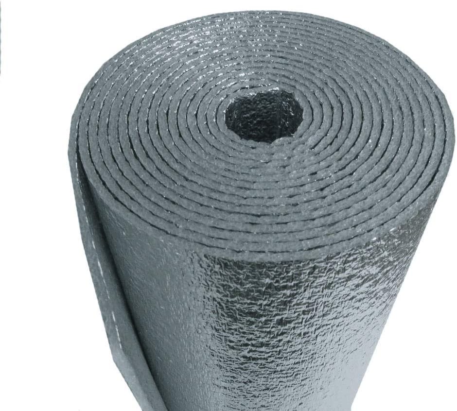 US Energy Products - 4' x 4' Roll (16 Sqft) Car Van SUV RV Camper Vehicle Insulation Sound Deadener & Radiant Heat Barrier Mat - Automotive Lightweight Thermal Insulation