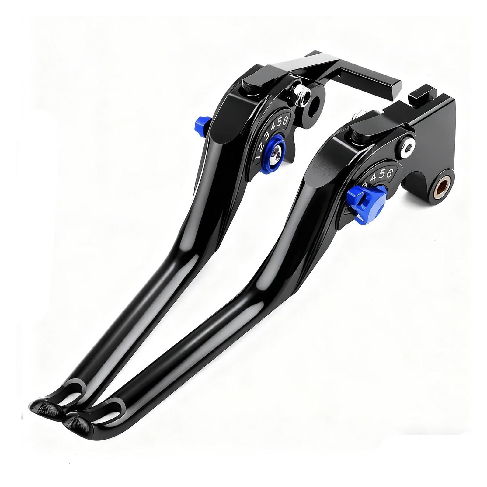 Mamxvkvzeu Blue Motorbike Brake Clutch Handle Levers For Triumph For Trident 660 For Tiger660 For Tiger 900 800 Motocycle Accessorie Integrated Adjustable Brake And Clutch Levers(Blue)