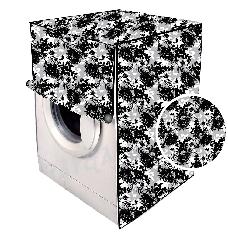 Front Load Fully-Automatic Washing Machine Cover Suitable for LG 11 KG (FHP1411Z9P) Black.