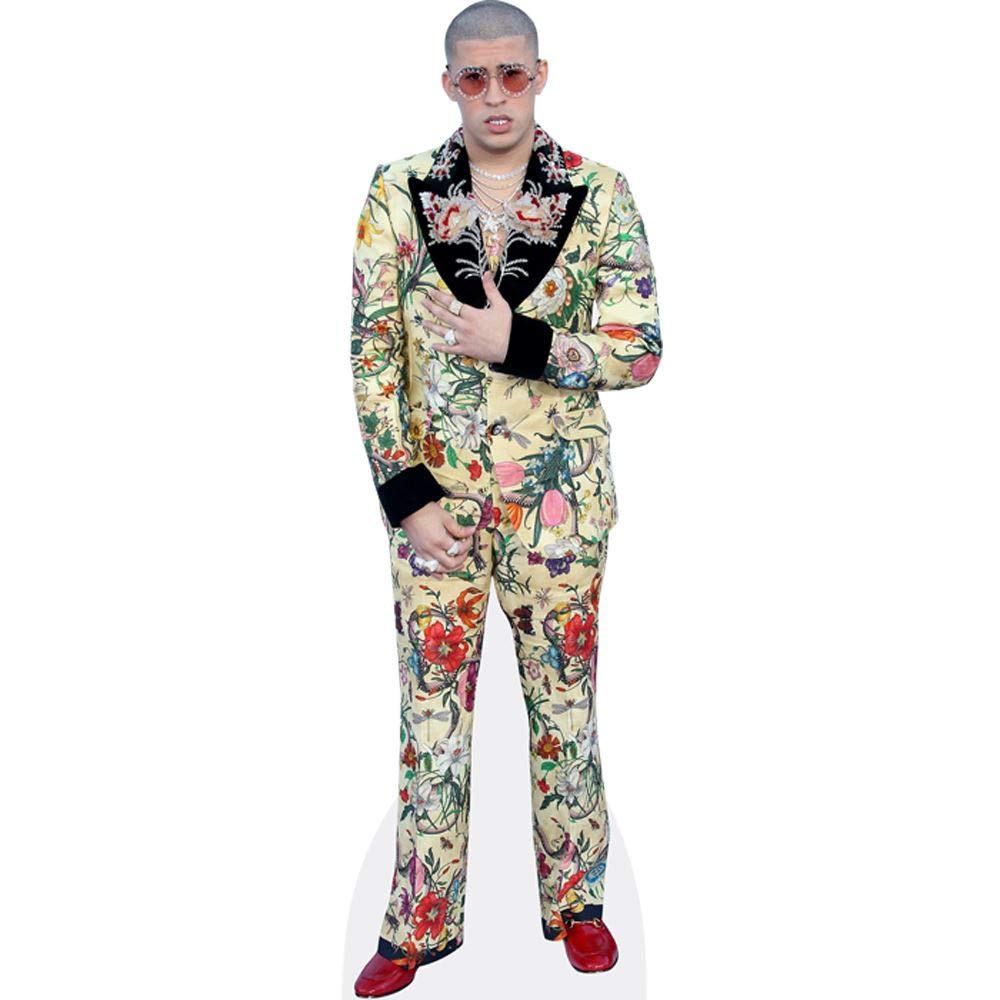 Celebrity Cutouts Life Size Cutout Bad Bunny (Floral Suit)