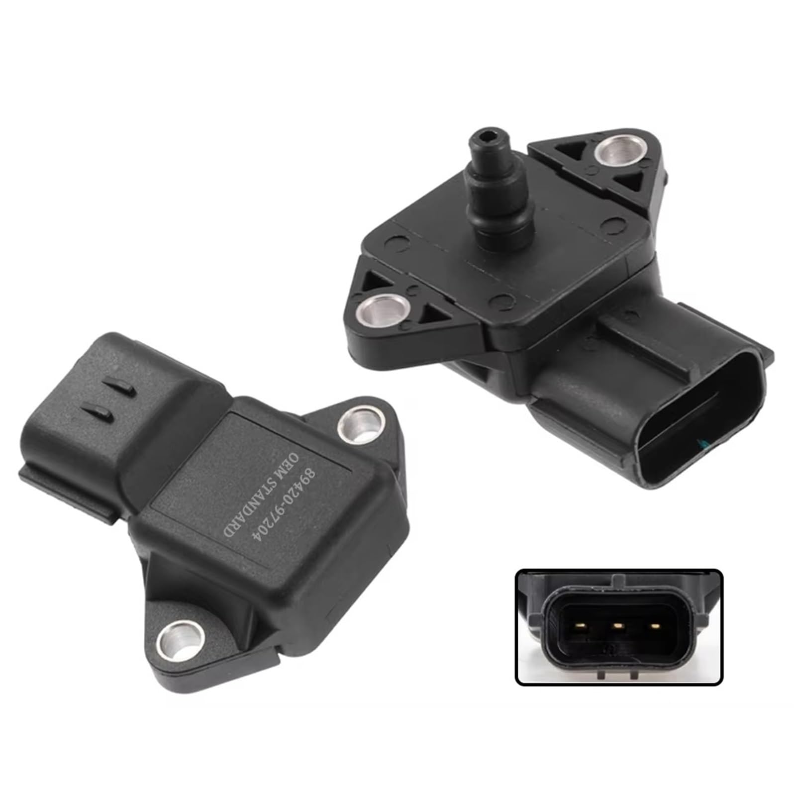 Compatible con Toyota para Duet para Sparky Manifold Absolute Boost Pressure MAP Sensor Assy 89420-97204 8942097204 079800-5380 Sensor Presión Admisión