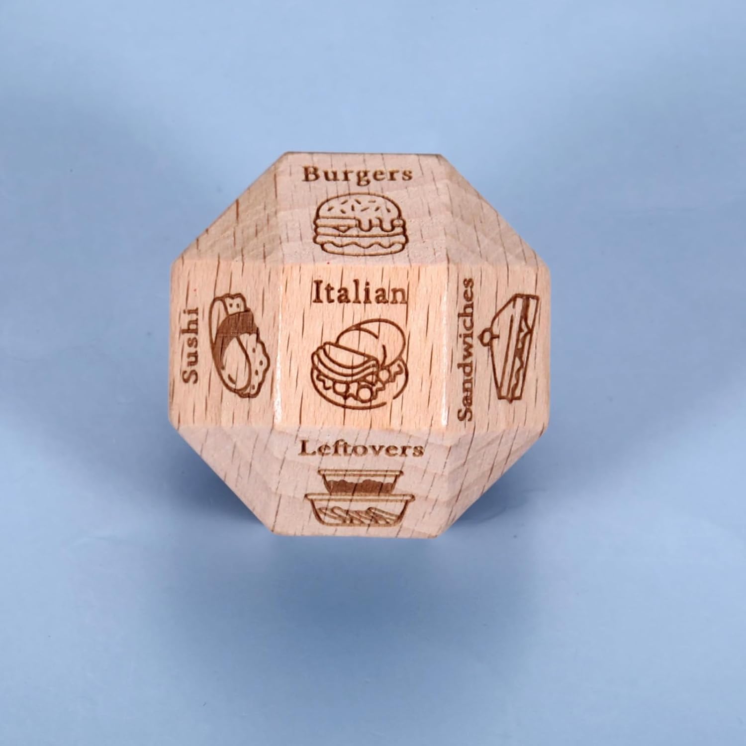 Date Night Dice 5th for Women Men Food Dice Funny Valentines Gifts for Boyfriend Husband Couples 5th Anniversary Games 18 Sided