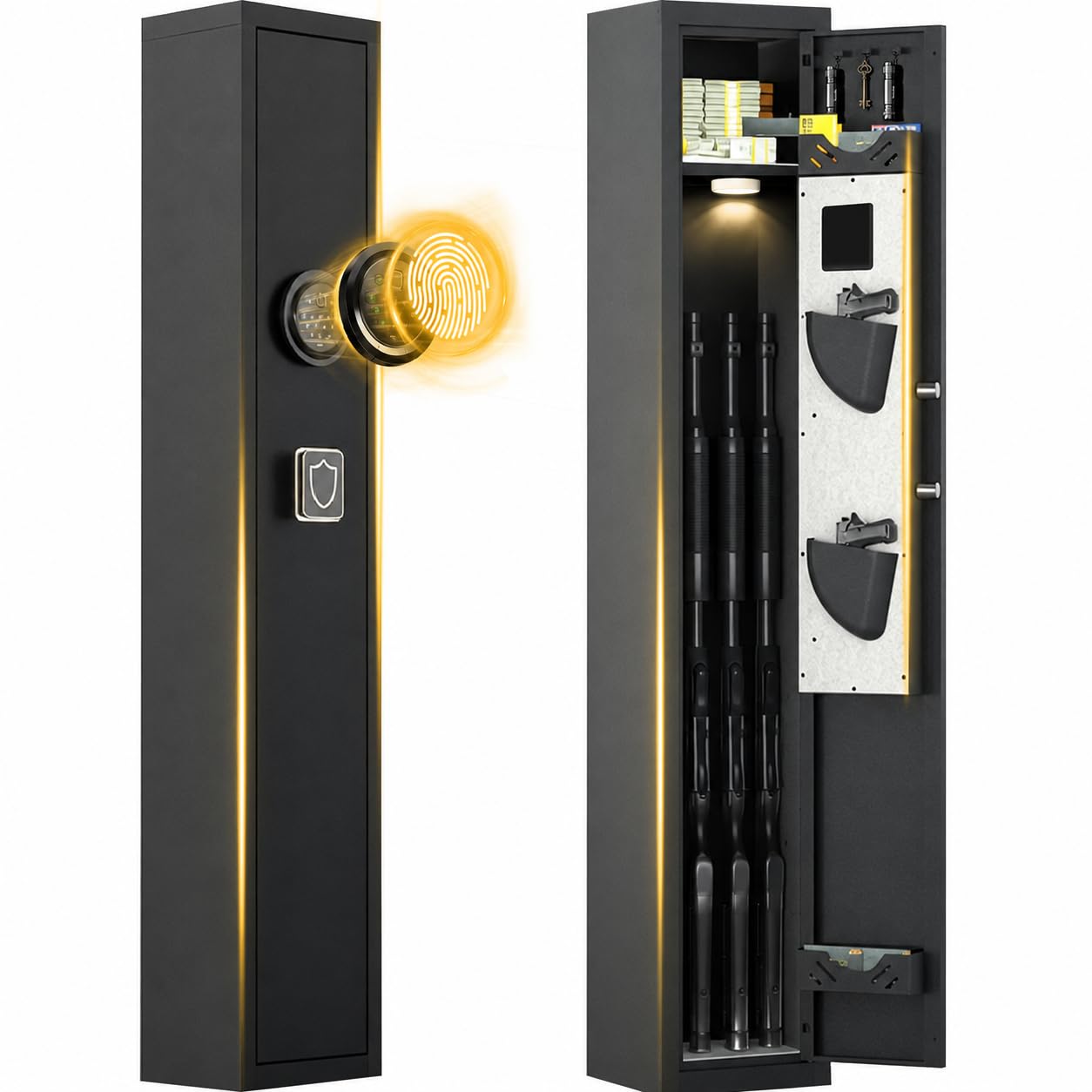 2-3 Biometric Gun Safe for Rifles and Pistols