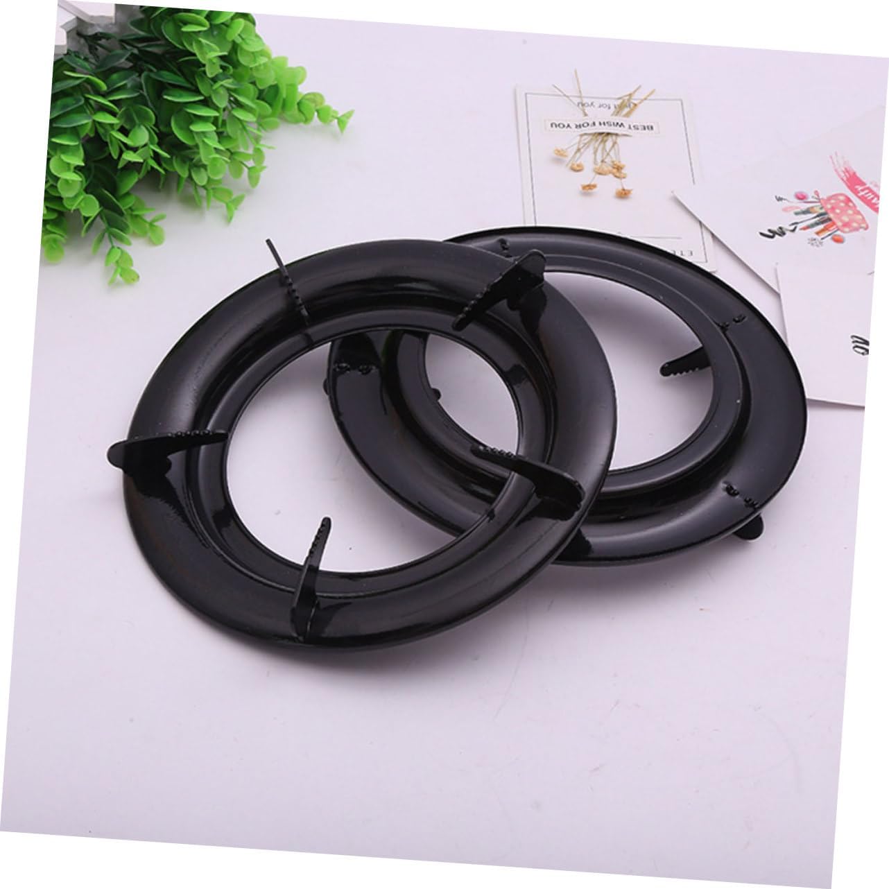 3pcs Convenient Wok Ring for Gas Stove Compact Reusable Rack Daily Use Wok Support