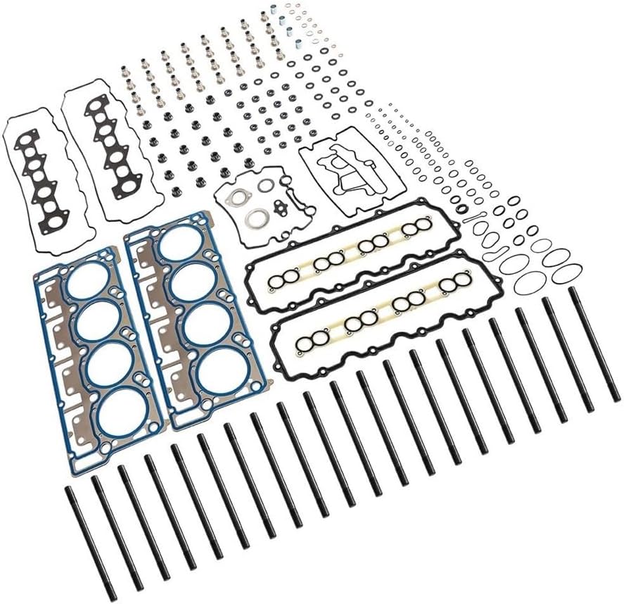 Car 6.0L Engine Full Gasket Set W/Studs For 2504202 54450A 26374PT 2003-2010 Series Components