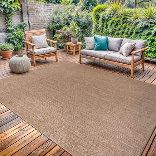 Washable Indoor Outdoor Rug 5x7 Weather Resistant Area Rugs Modern